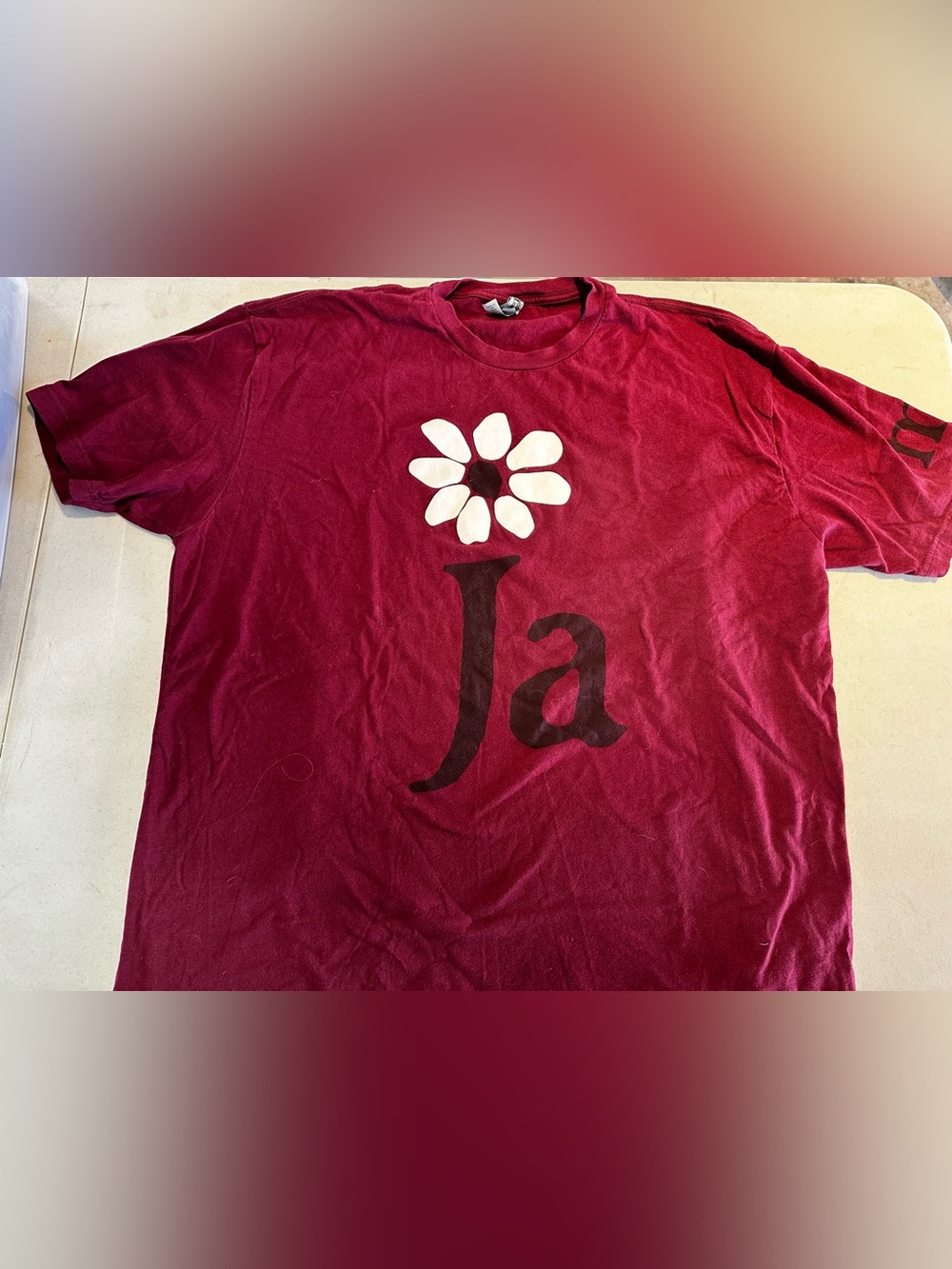 James the band Maroon Graphic Flower Tee concert tee 2XL